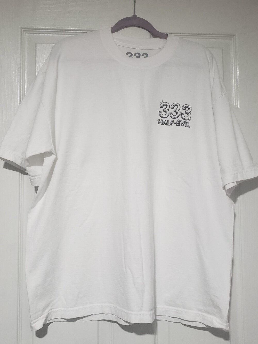 White Tee Half Evil Shirt